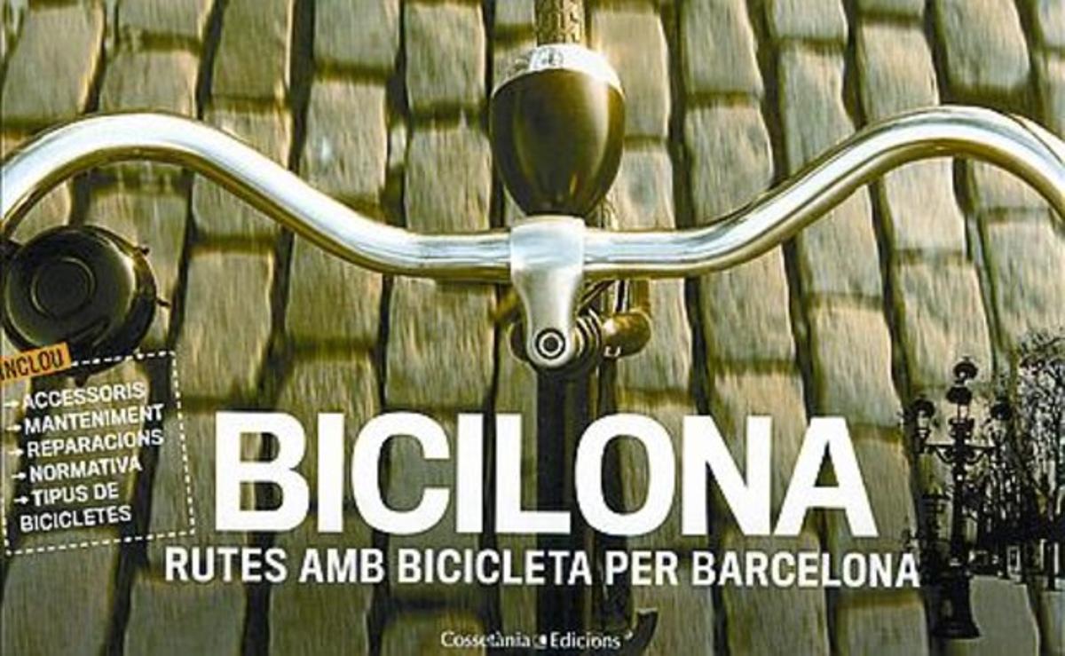 Portada del llibre de rutes per la ciutat en bici.