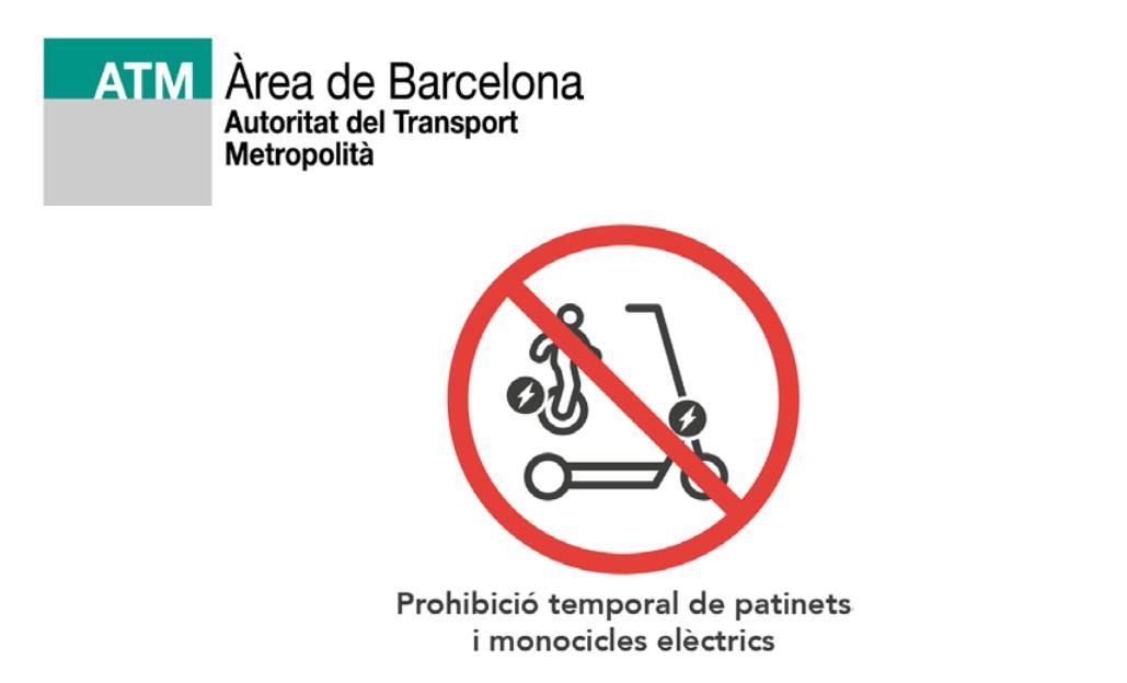 Barcelona  La ATM aprueba hoy la prohibición de subir con patinetes  eléctricos al transporte público