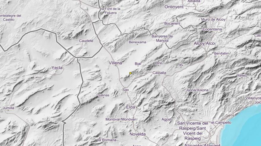 Un seísmo de 1,5 en Biar