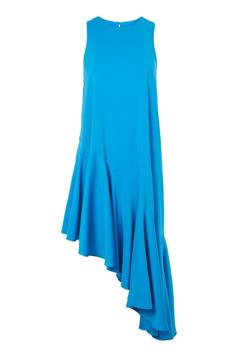 Vestido invitada: diseño azul