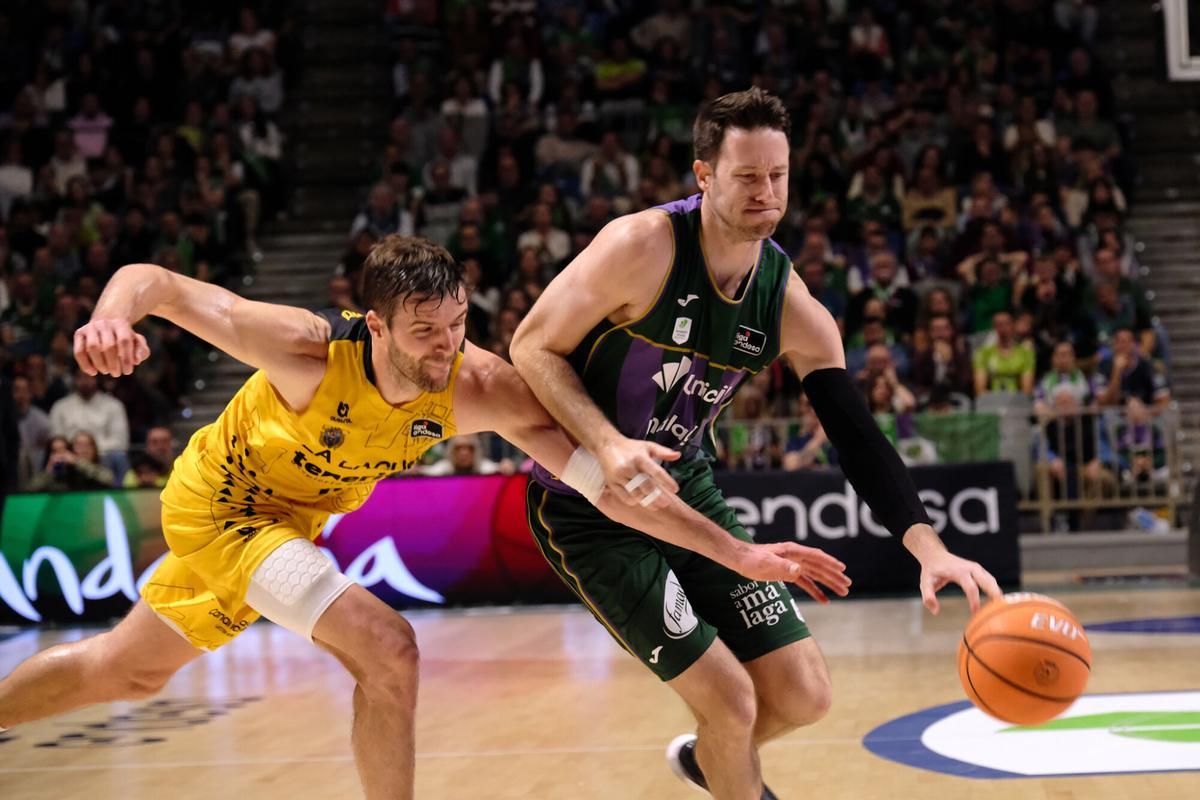 El Unicaja rompió ante La Laguna su buena racha de resultados.