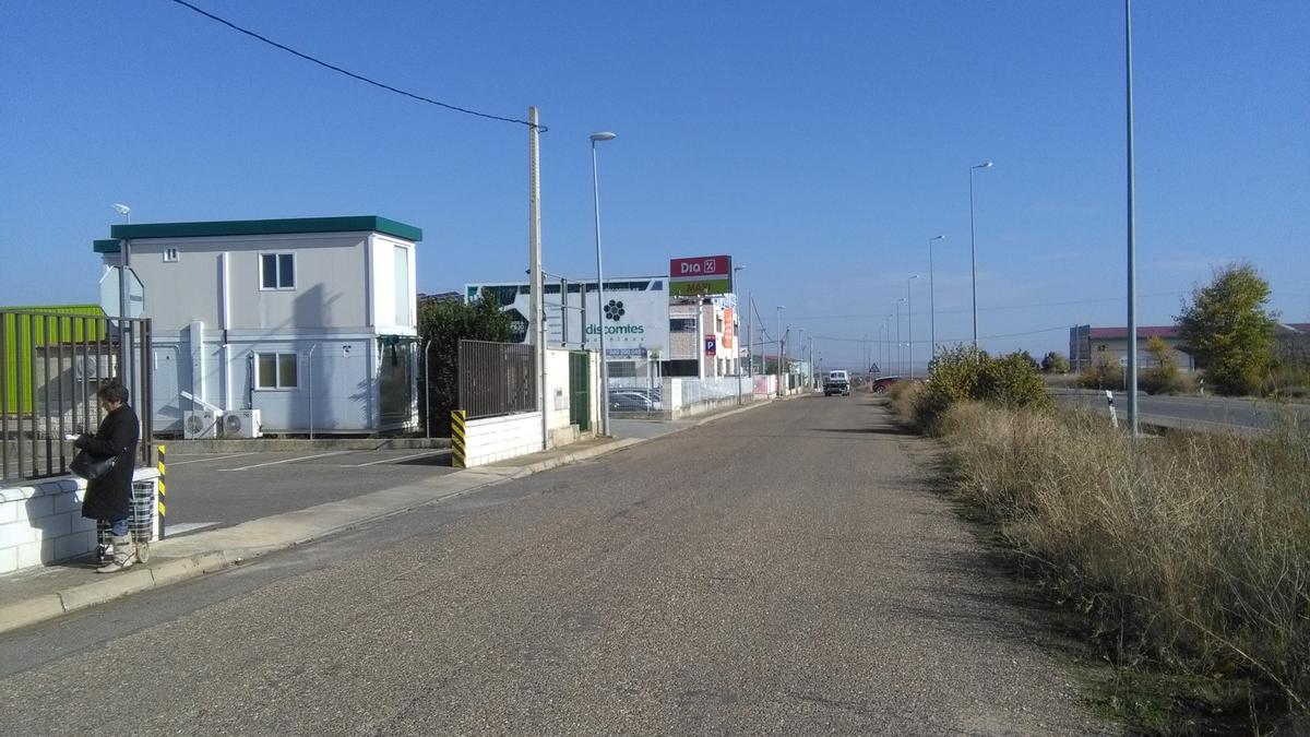 Polígono industrial norte de Toro, en el que están enclavadas las dos parcelas