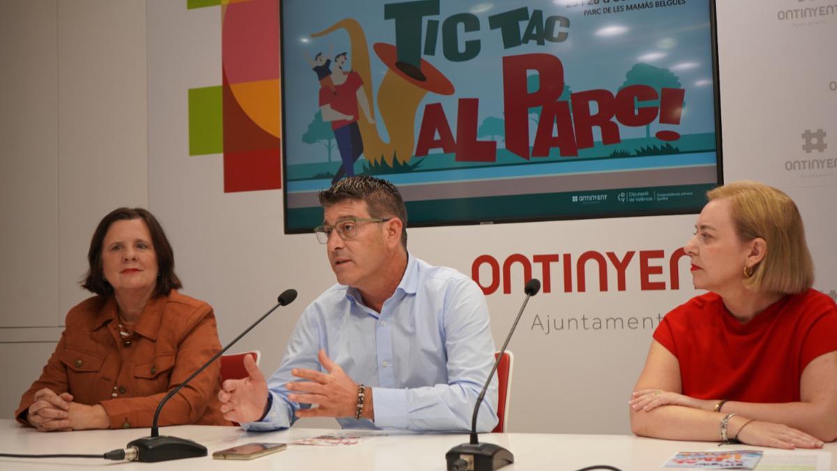 Presentación del festival &quot;Tic tac al parc&quot; en Ontinyent.