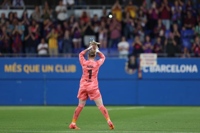 Liga F: FC Barcelona - Betis, el partido de despedida de Sandra Paños, Mariona Caldentey y Jonatan Giráldez, en imágenes