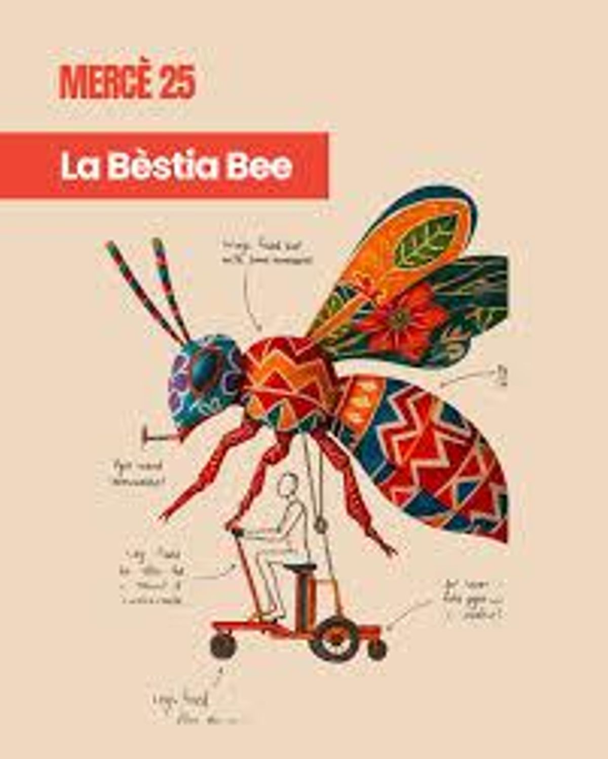 La Mercè suma dues nocves protagonistes, la Geganta Beeni la Bèstia Bee