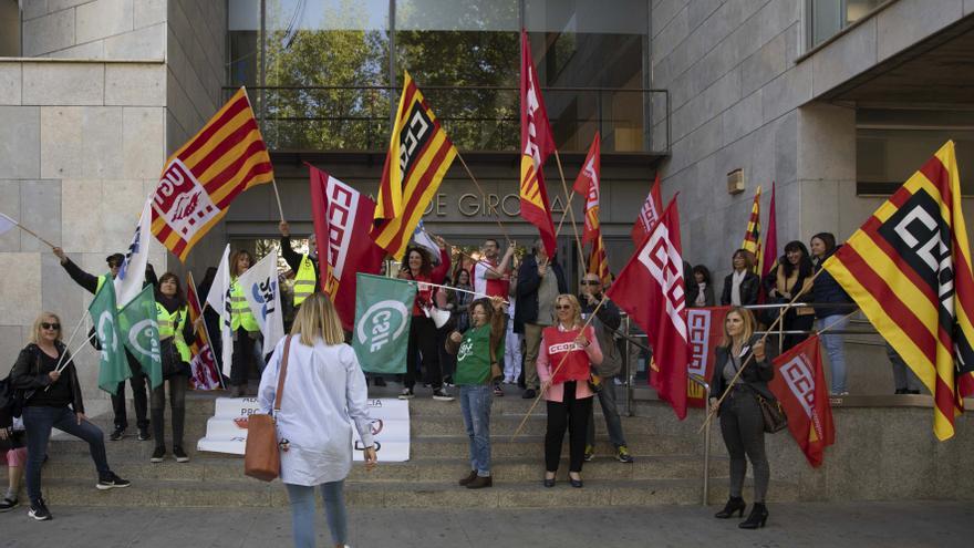 La vaga de funcionaris de justícia suspèn judicis a Girona