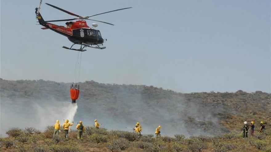 Controlado el incendio en el paraje El Pecho de la Corneta de Luque