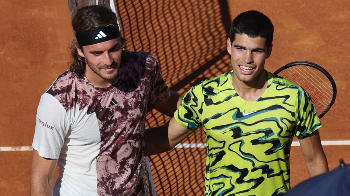 Tsitsipas vol esborrar el somriure d’Alcaraz a París