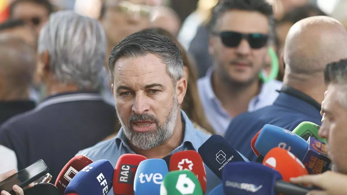 Abascal: "Nadie puede confiar en que este Gobierno vaya a hacer nada" por la crisis en Ceuta