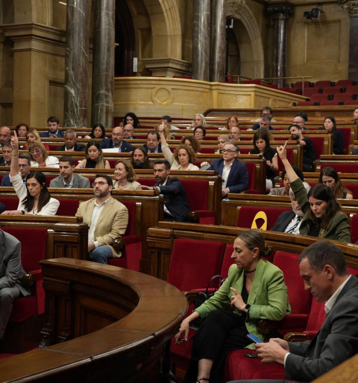 El Parlament exigeix frenar la fusió per "interès general" El Parlament exigeix frenar la fusió per "interès general"