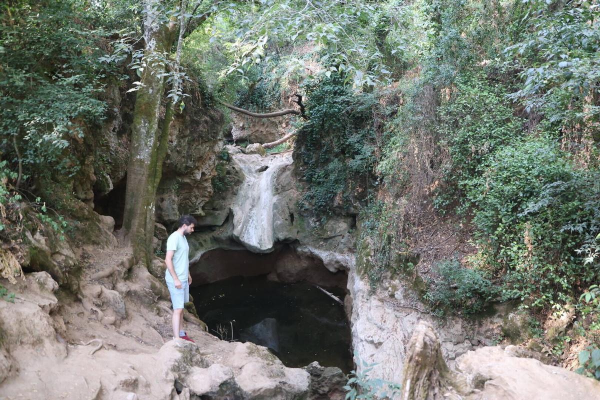 Los Baños de Popea, secos pese a las lluvias