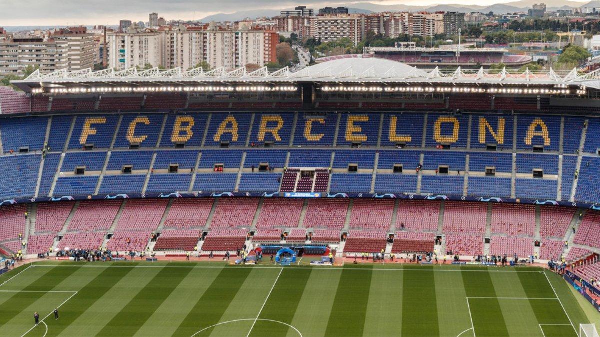 La Tribuna Principal del Camp Nou, estadio del FC Barcelona