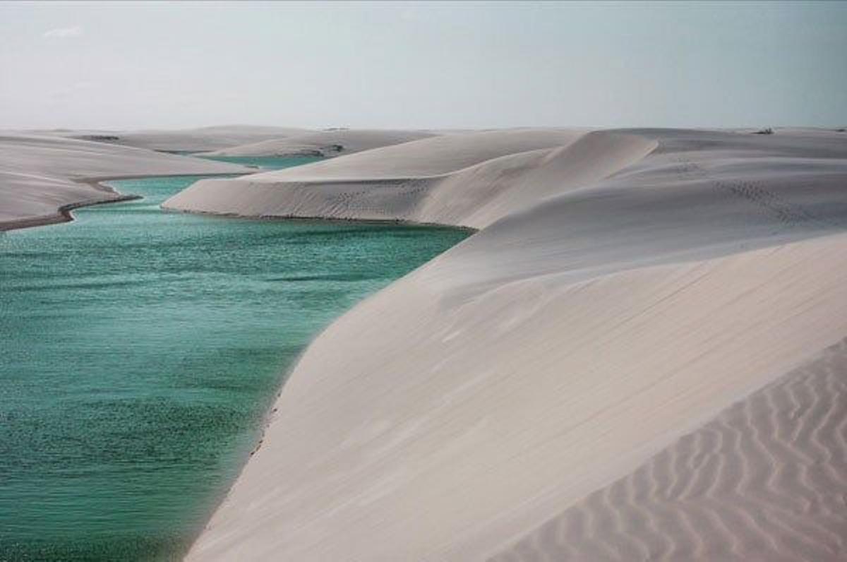 Oasis de Maranhao, en el Parque Nacional Lençois Maranhenses, en Brasil