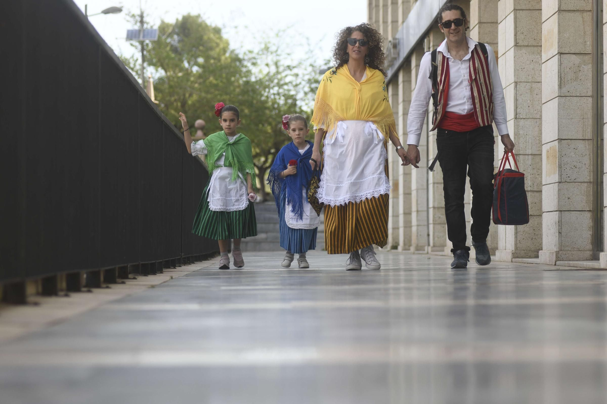 Ambiente en las calles del centro de Murcia durante el Bando de la Huerta (II)