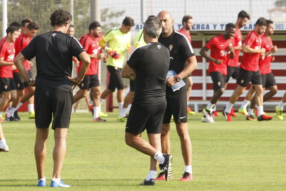 Entrenamiento del Sporting