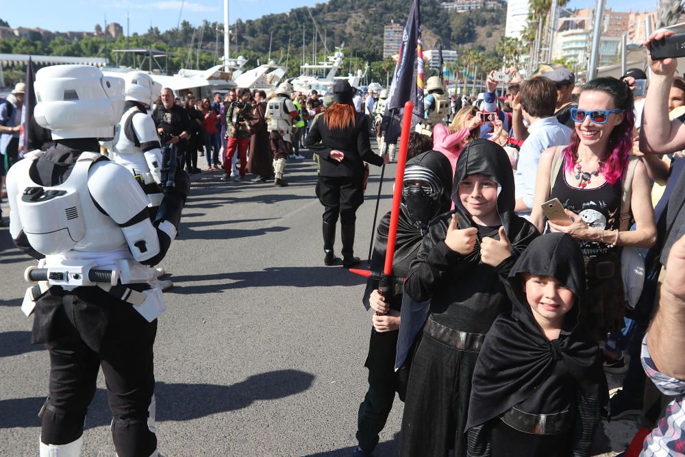 Tercer desfile de la Legión 501 por Málaga