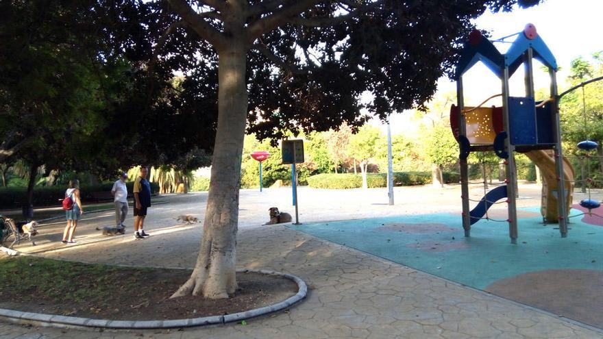 Vista de una de las zonas del Parque del Agua, esta semana.