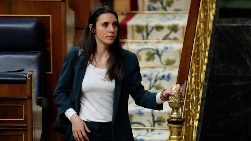 Irene Montero, ministra de Igualdad.