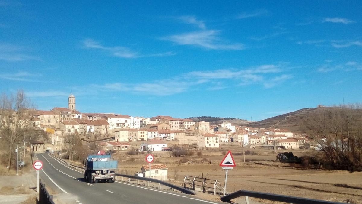 Vista de la localidad de Mosqueruela.