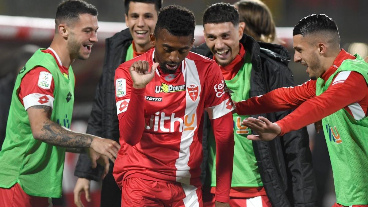 José 'Pepín' Machín, celebrando un gol con el Monza
