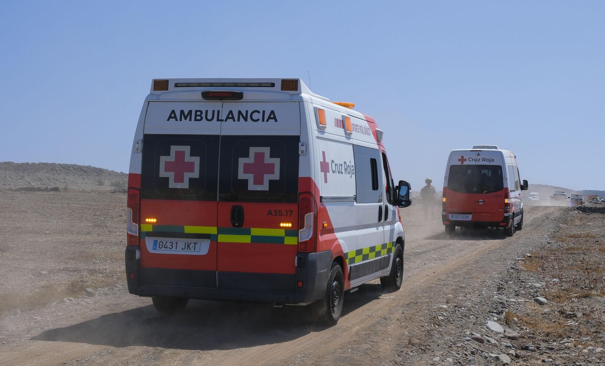 Ejercicio Canasar 2025: simulacro de accidente aéreo en Mogán