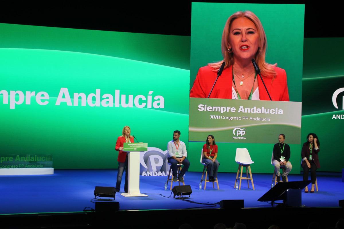 Carolina España, en el Congreso.