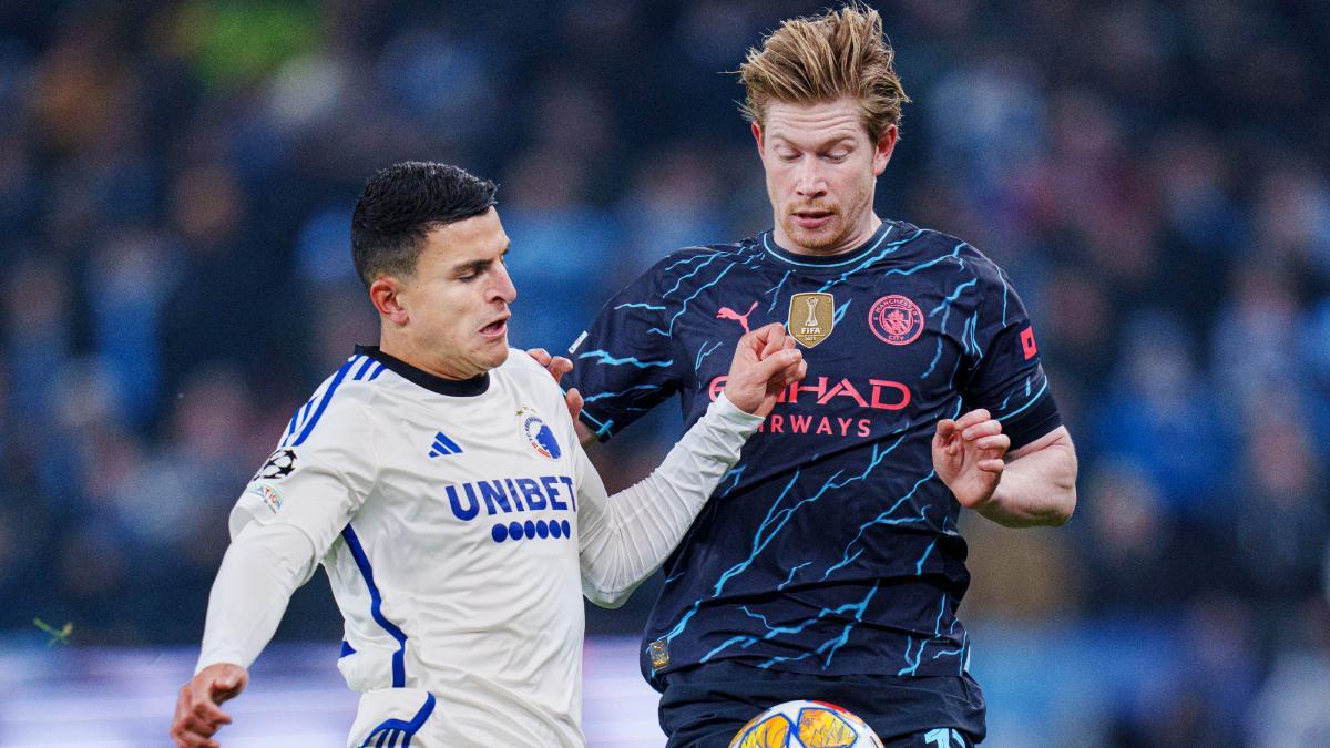 Copenhague - Manchester City: El gol de De Bruyne