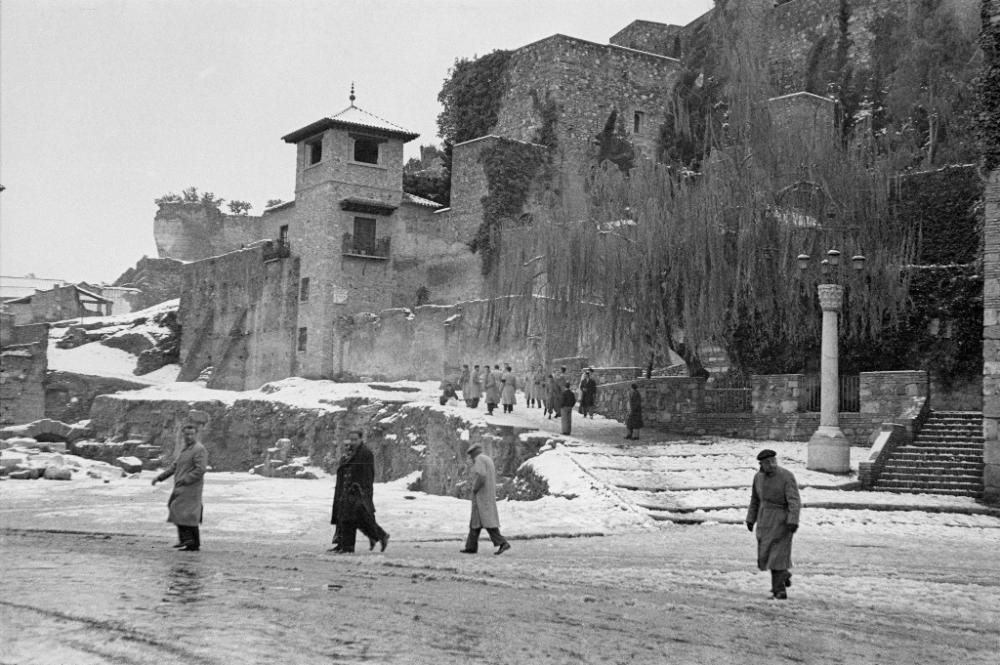 Nevada en Málaga del 3 de febrero de 1954.