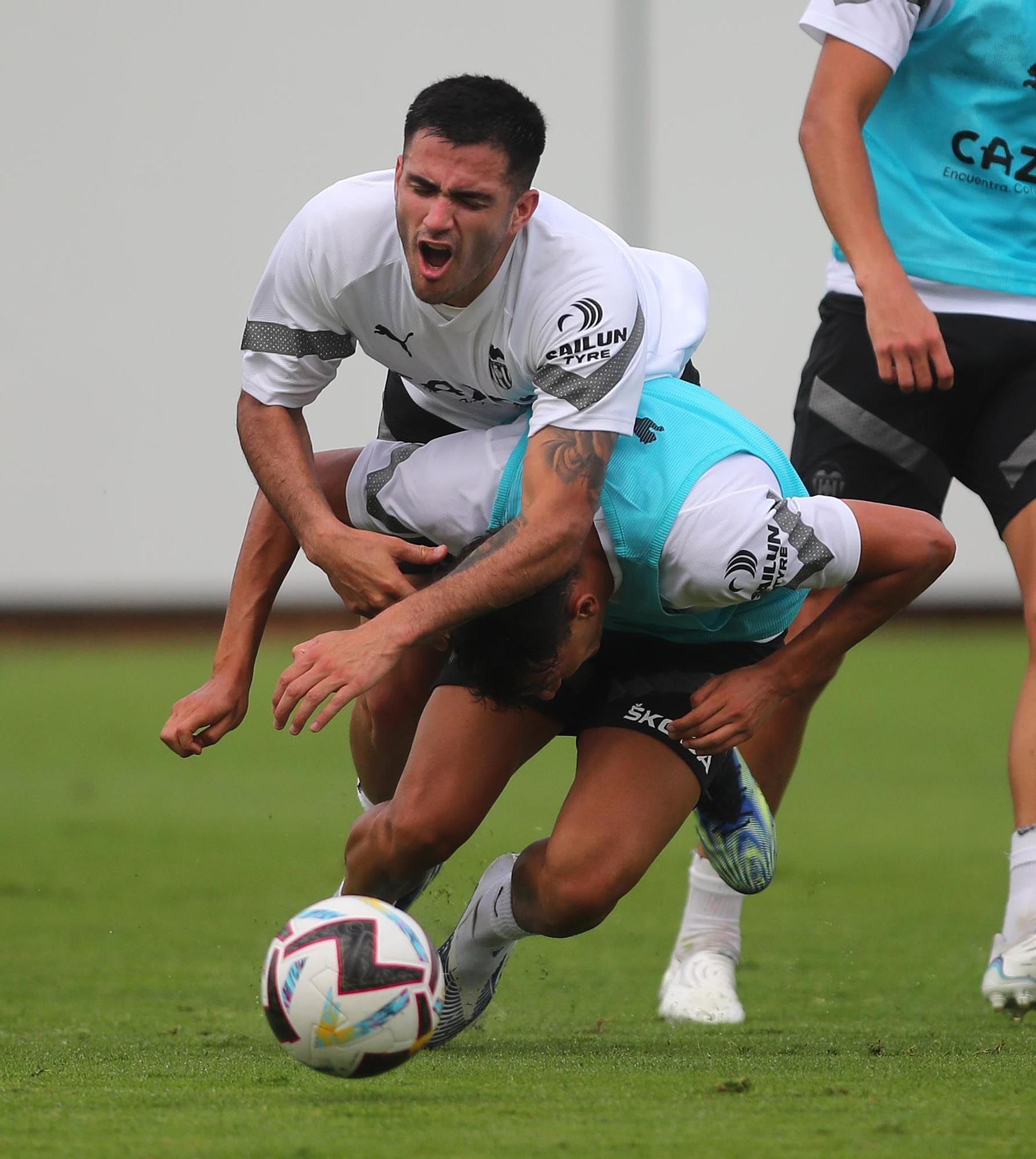 Así ha sido el entrenamiento de hoy del Valencia CF