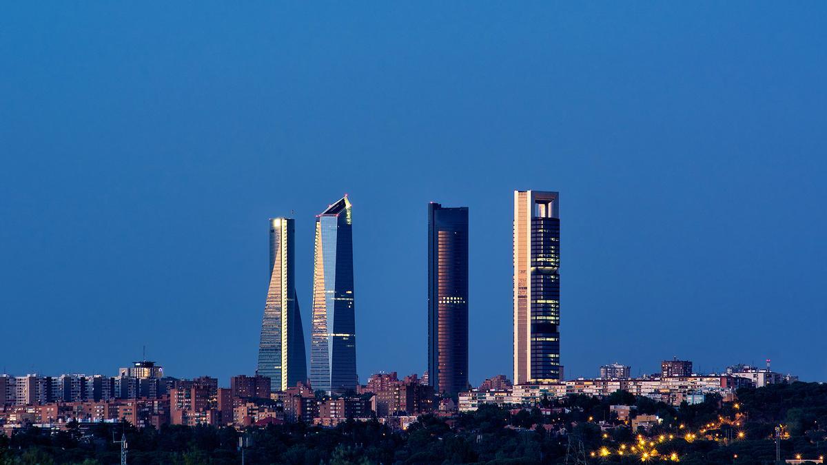 Imagen de archivo de las Cuatro Torres, en Madrid