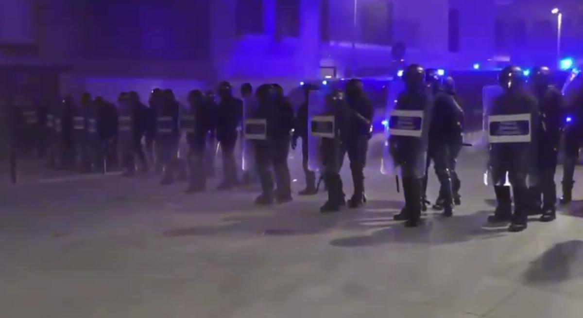 Set detinguts a Terrassa en una manifestació per Hasél Set detinguts a Terrassa en una manifestació per Hasél