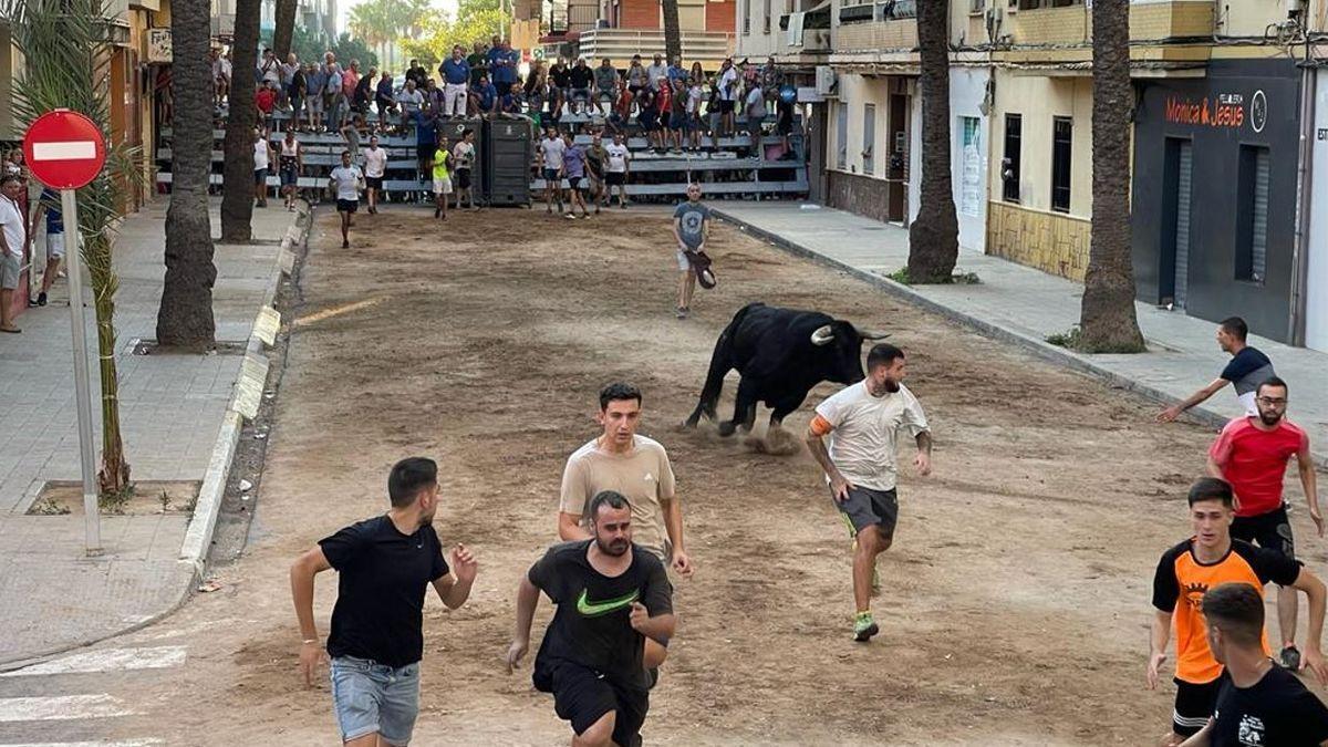 Massamgrell ya celebró una jornada de bous al carrer el sábado 10.