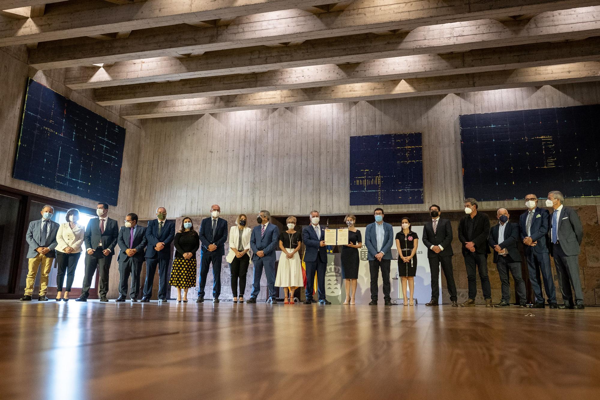 Visita a Tenerife de Yolanda Díaz