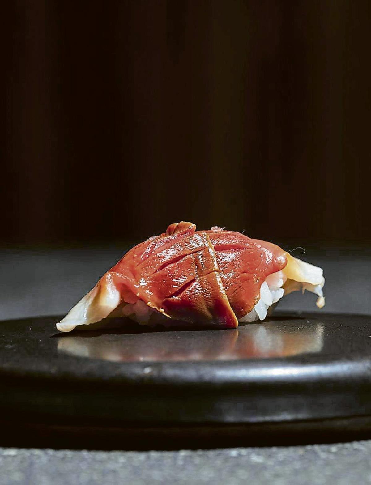 One of the nigiris at Kuu Jū. | JUSTIN PAQUAU