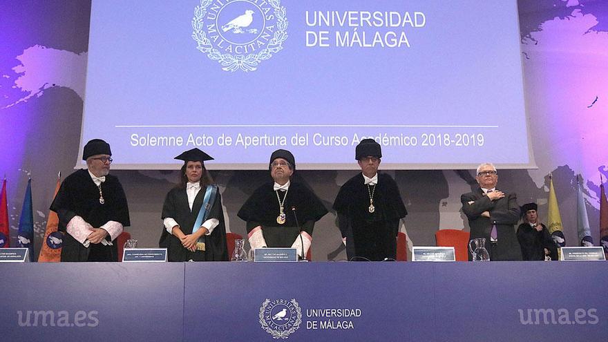 Un momento del acto de inauguración del curso académico.