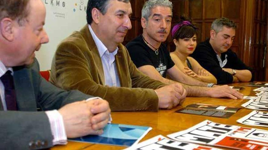 Souto y Gómez presentaron la función con Sergio Pazos, Anaïs Yebra y Tonino