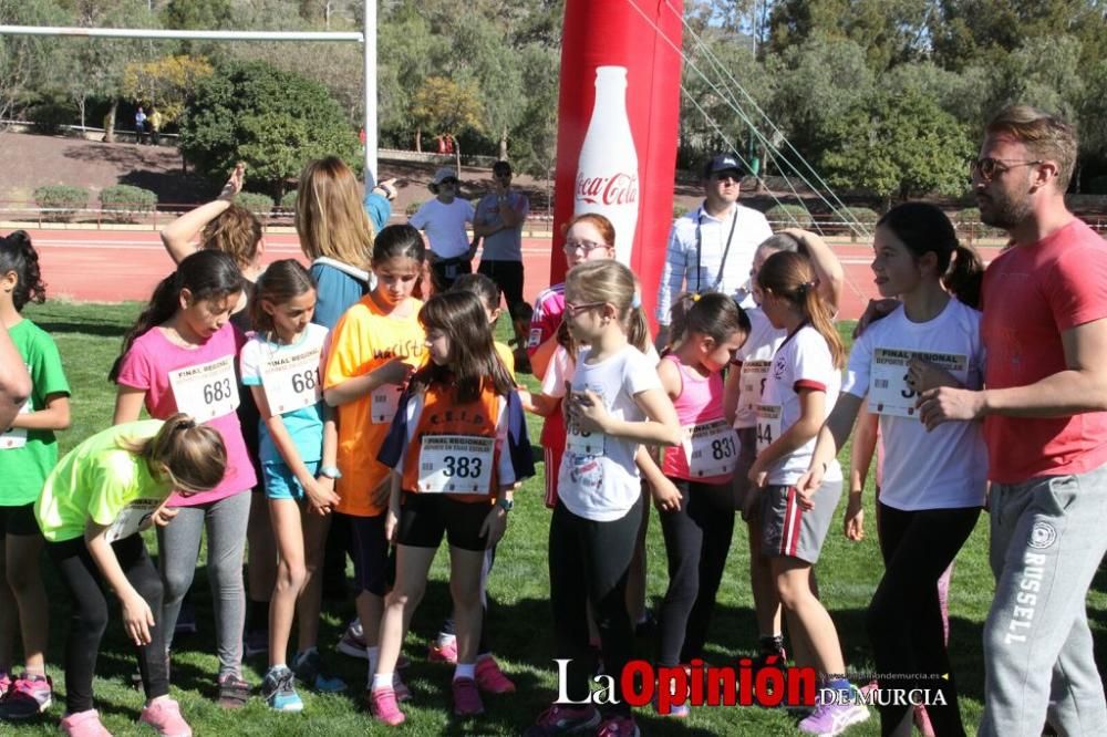 Final Regional Escolar de Cross de Campo a través