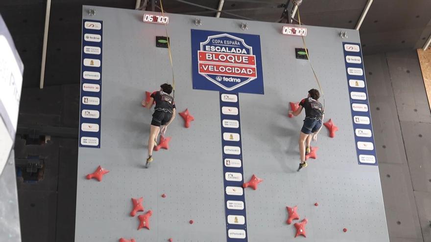 Primera jornada de la Copa de España de Escalada en Cáceres