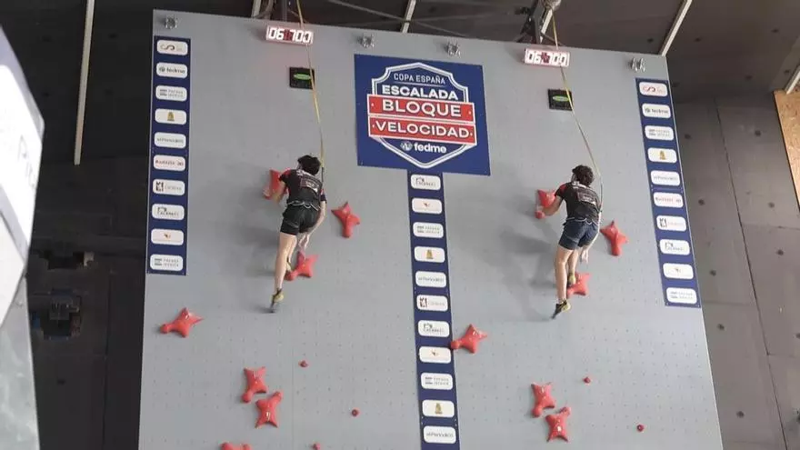 Vídeo | Primera jornada de la Copa de España de Escalada en Cáceres