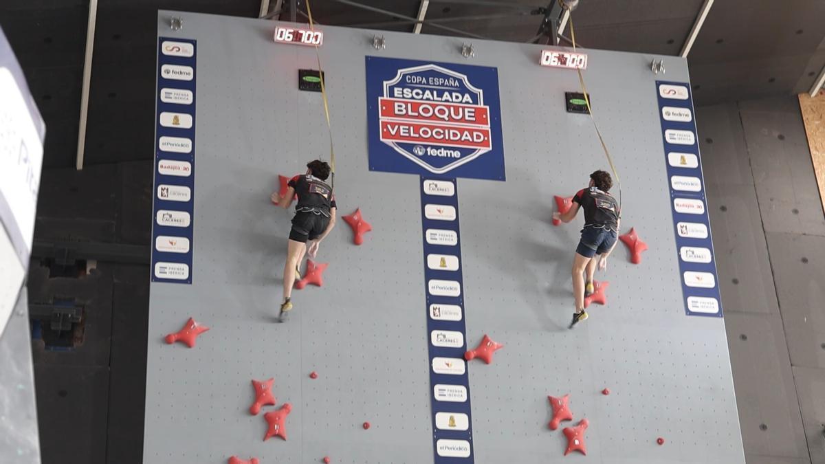 Vídeo | Primera jornada de la Copa de España de Escalada en Cáceres