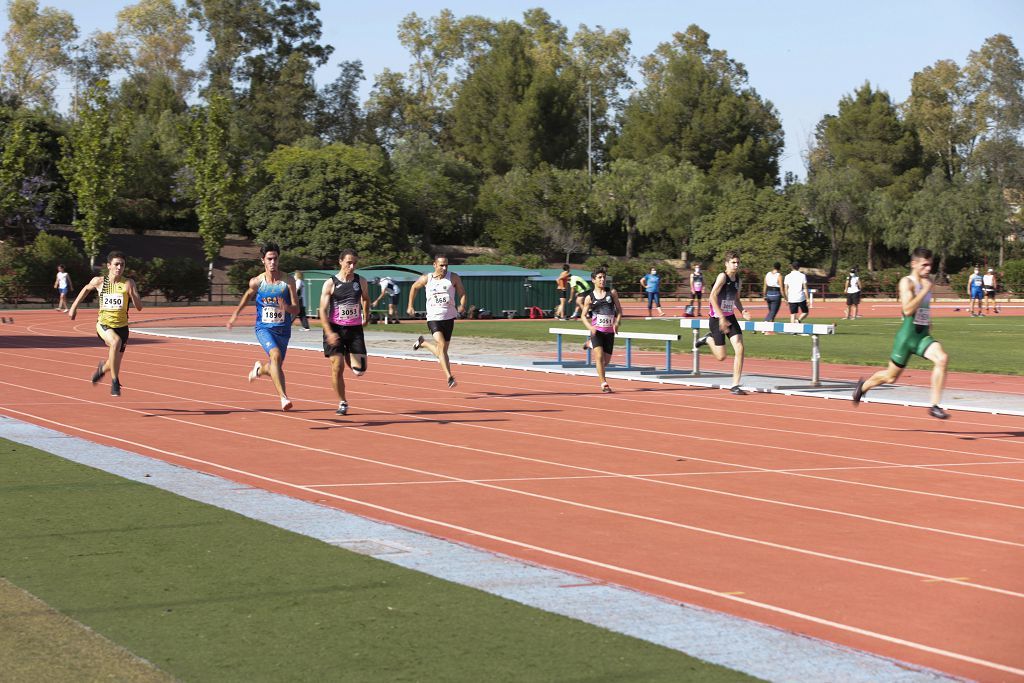 Campeonato regional de atletismo. Primera jornada