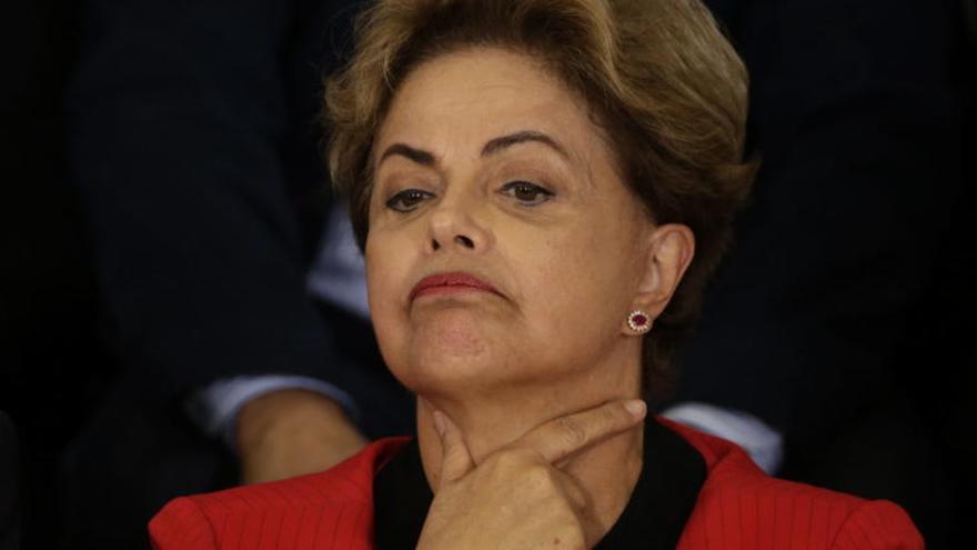 Dilma Rousseff, presidenta de Brasil.