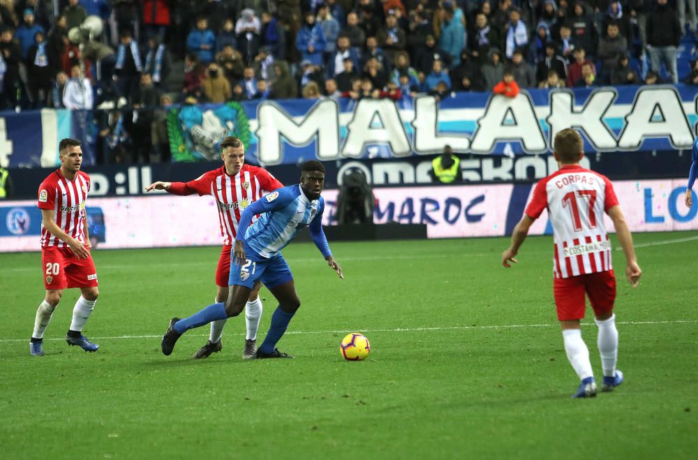 El conjunto blanquiazul regaló dos puntos en el último suspiro tras el tanto de Luis Rioja, que igualó el gol inicial de Adrián