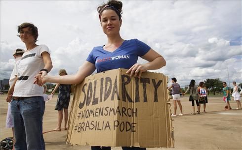 Marcha feminista contra Trump