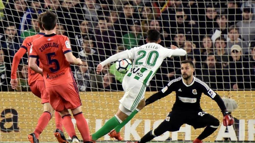 El Betis y la Real se pelean con el gol