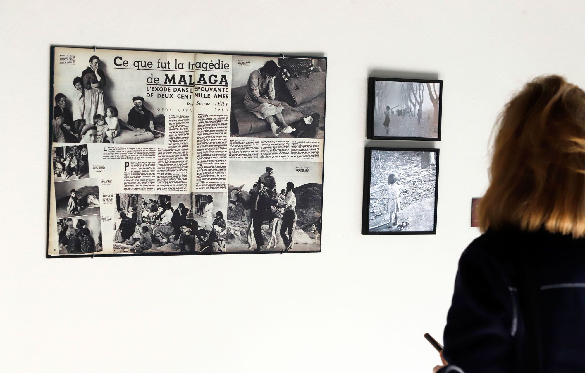 Exposición fotográfica de Gerda Taro y Robert Capa en la sede de la UNIA de Málaga.