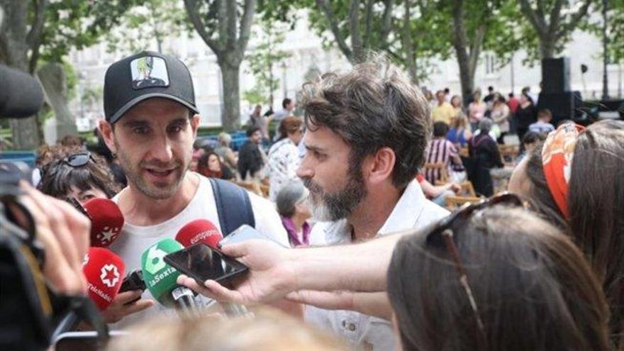 Dani Rovira y Fernando Tejero, junto a Más Madrid por la protección animal