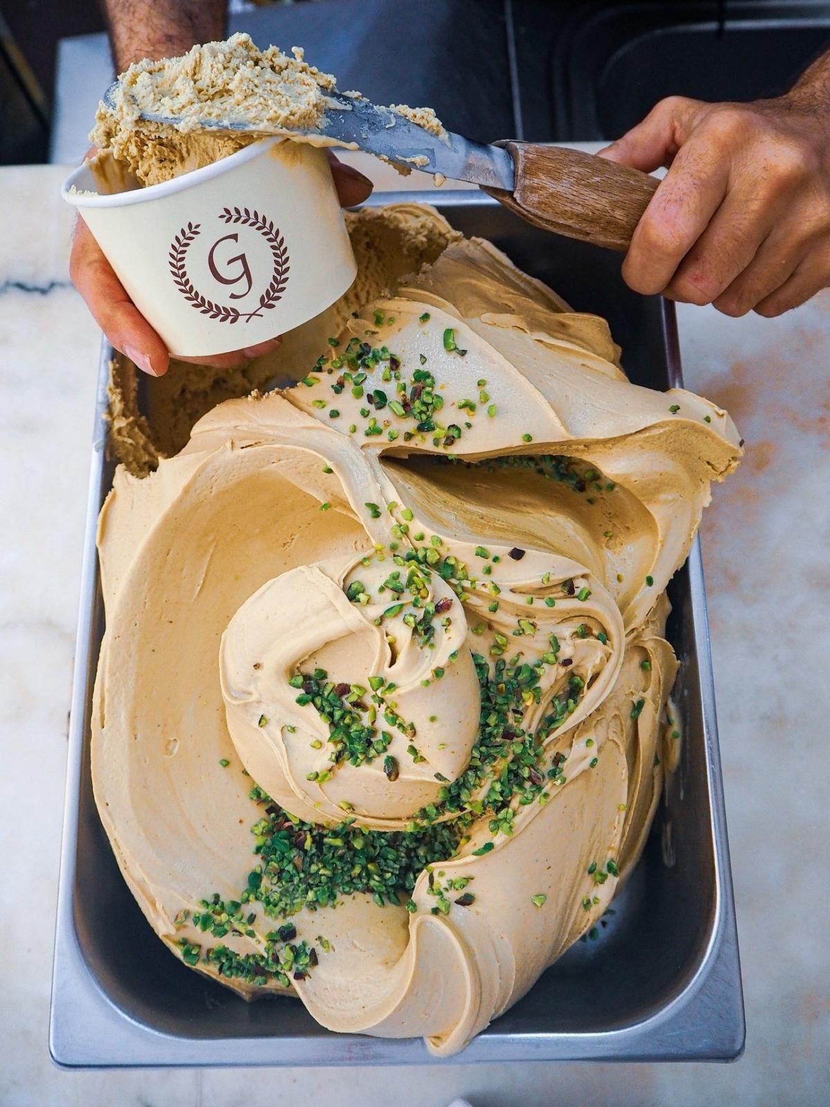 Gelat de Festuc de Bronte, Gelato Ibiza.