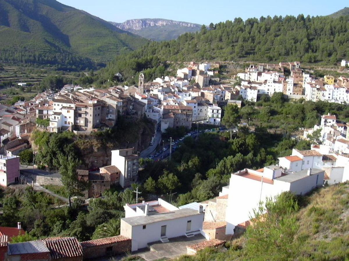 Vista de Montán, en la comarca del Alto Mijares.