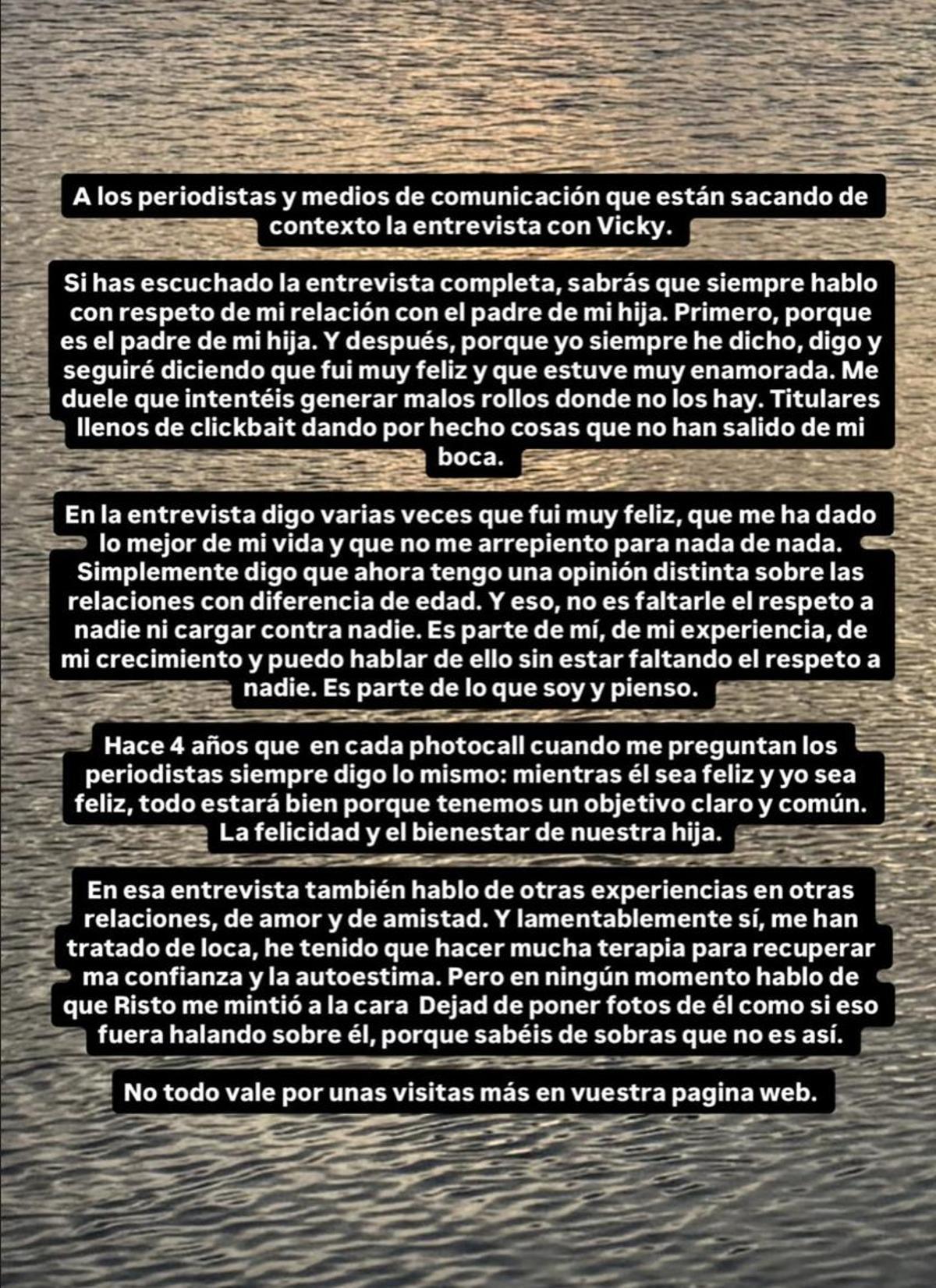 El comunicado de Laura Escanes contra la prensa y el clickbait